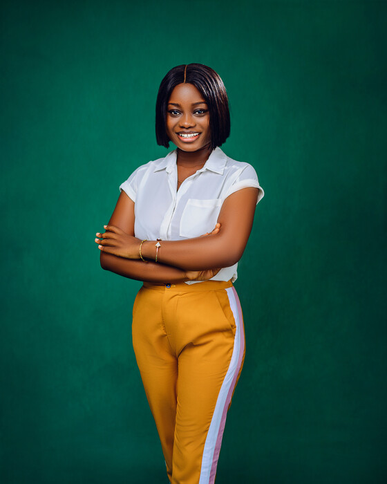 a photo of Emmanuella Opigo smiling with arms crossed